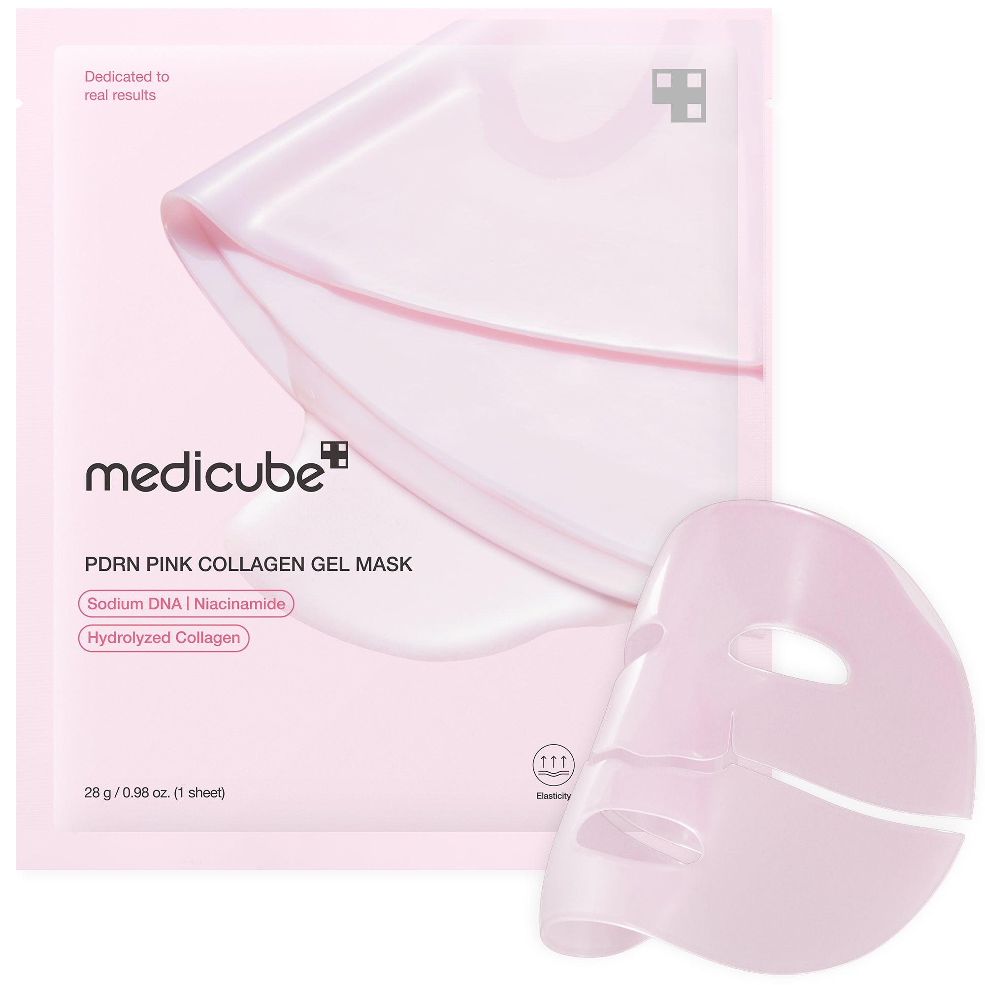 Salmon PDRN Pink Collagen Jelly Gel Mask, 1EA