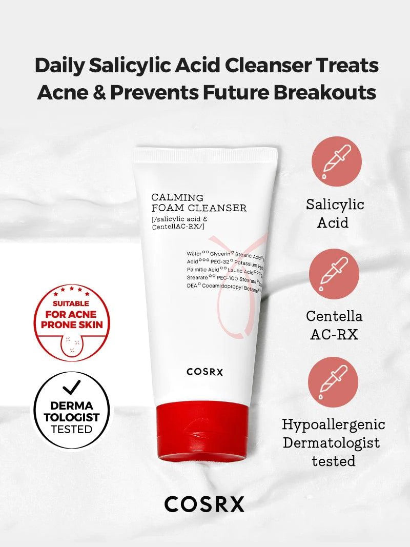 AC Collection Calming Foam Cleanser, 50ml/150ml