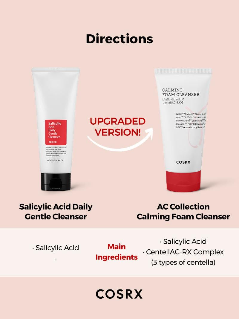 AC Collection Calming Foam Cleanser, 50ml/150ml