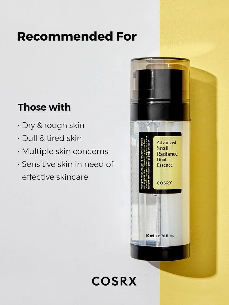 Advanced Snail Radiance Dual Essence, 80ml