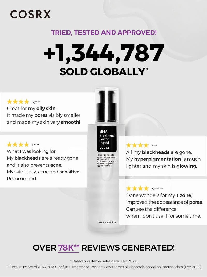 BHA Blackhead Power Liquid Toner, 100ml