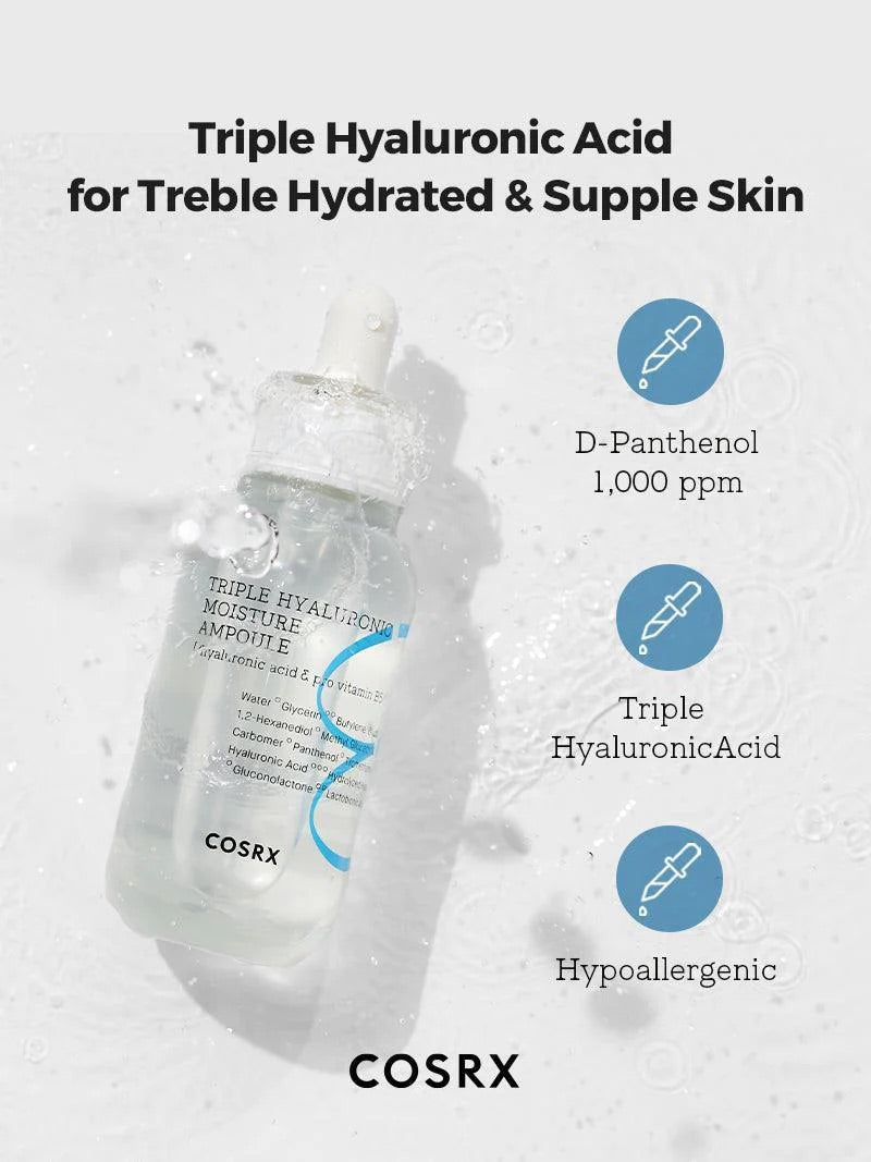 Hydrium Triple Hyaluronic Moisture Ampoule, 40ml