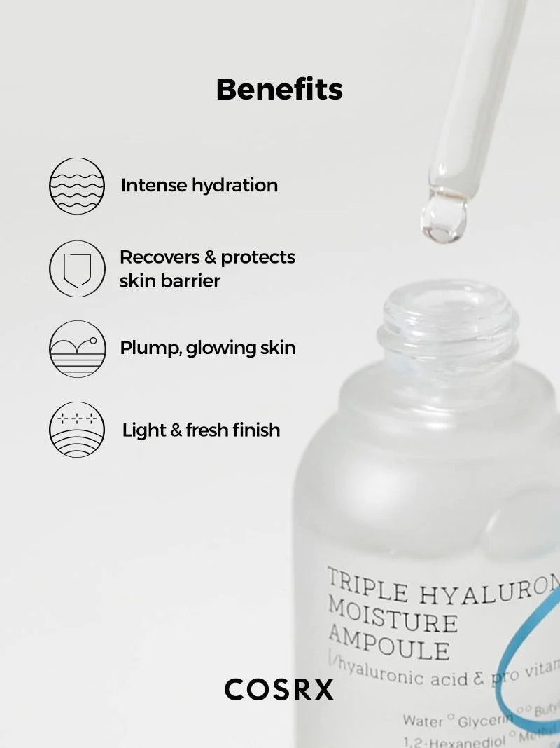 Hydrium Triple Hyaluronic Moisture Ampoule, 40ml